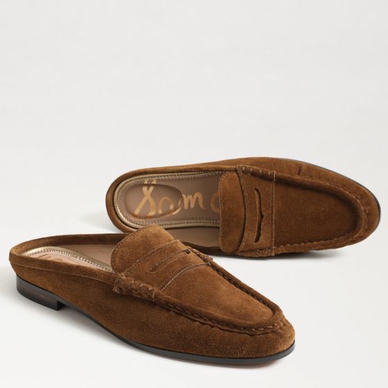 Warm Nutmeg Brown Suede