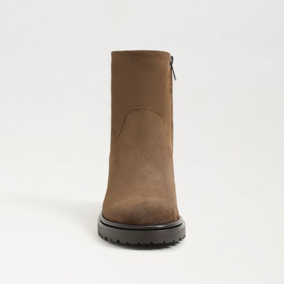 Washed Mocha Brown Suede