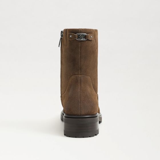 Washed Mocha Brown Suede