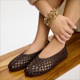 Shira Woven Slip On Flat