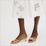 Camille Kitten Heel Mule