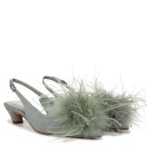 Finch Feather Slingback Pump