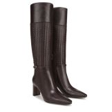 Sylvia Weave Knee High Boot