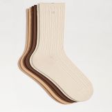 3 Pack Texture Rib Crew