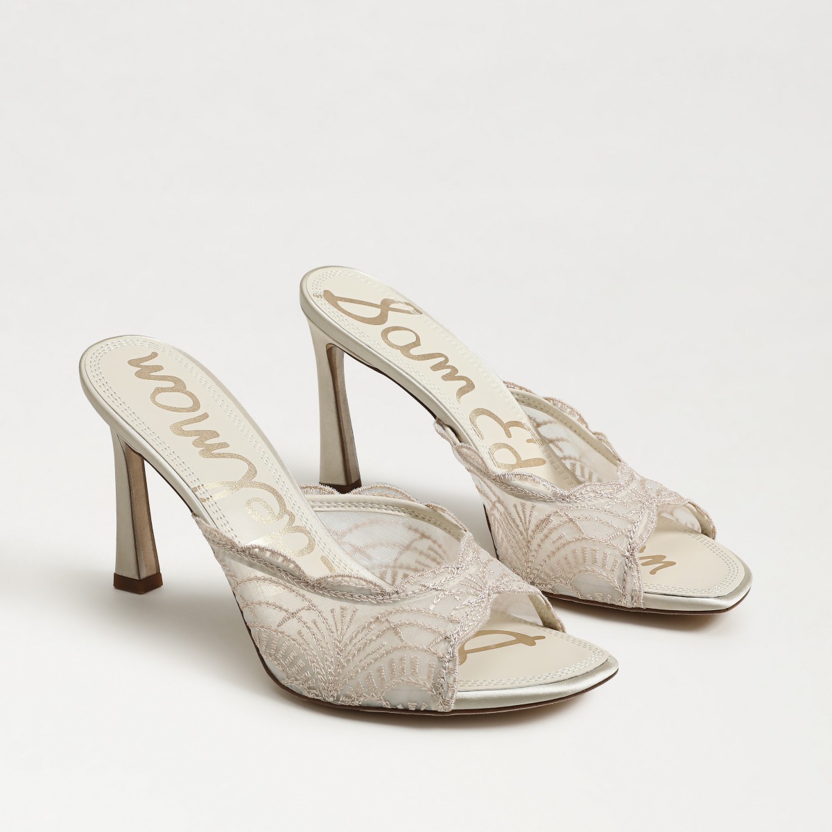 Sam Edelman Décolleté Mali Donna, Avorio Perlato, 35 EU