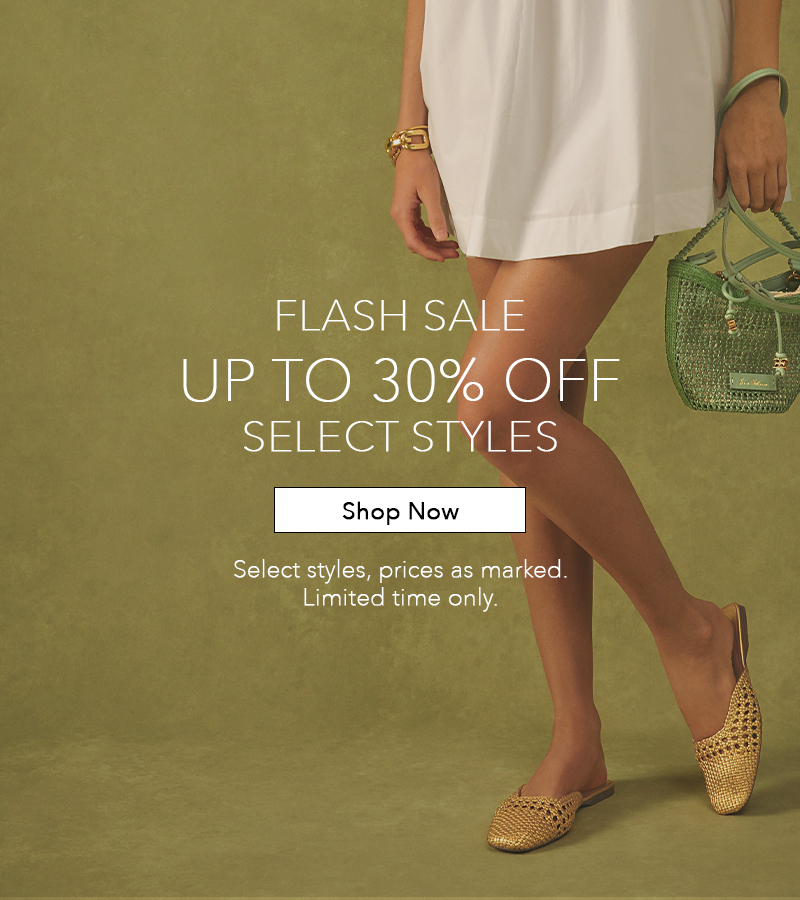 Flash Sale - Up to 30% Off Select Styles
