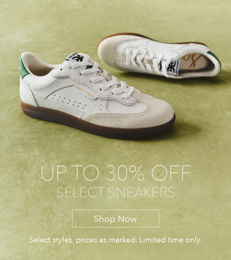 Up to 30% Off Select Sneakers